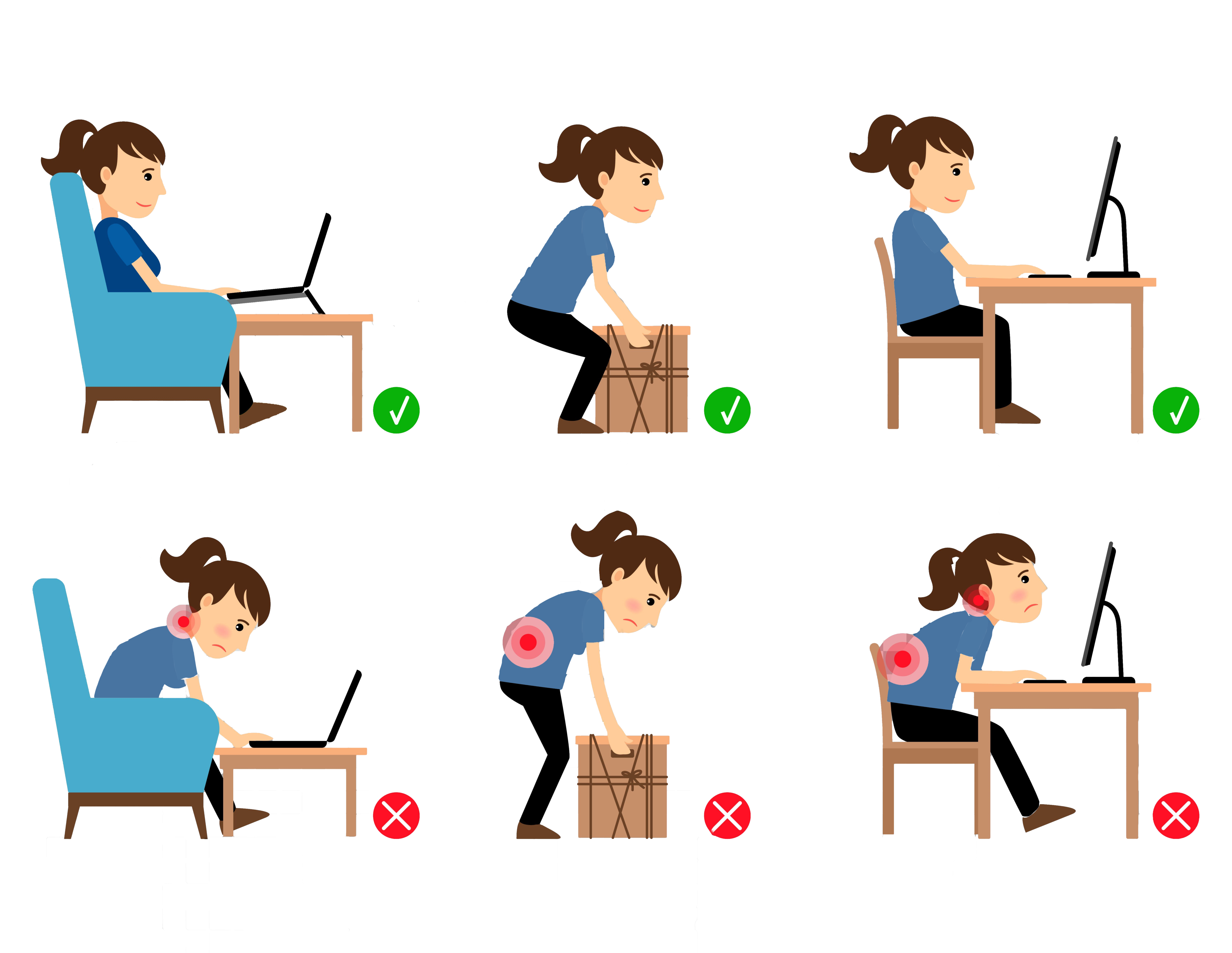 correct posture techniques